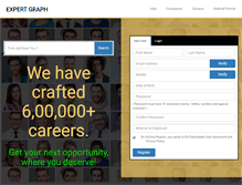 Tablet Screenshot of expertgraph.com
